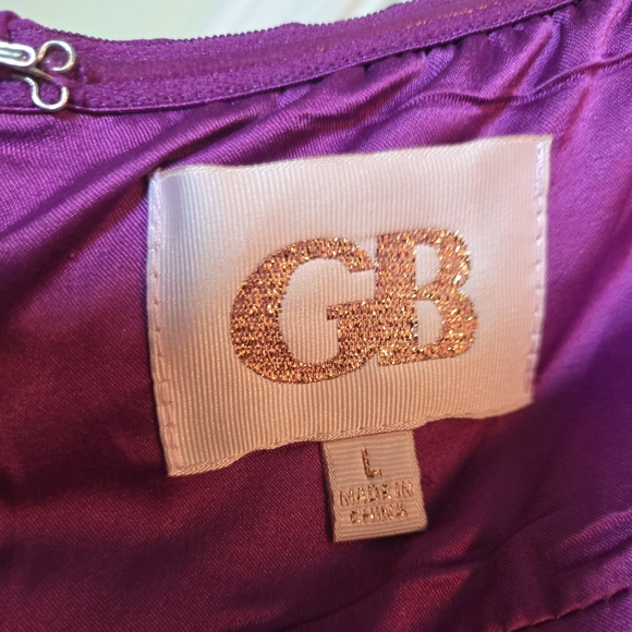 Gianni Bini Purple Satin Fabric - Picture 6 of 8